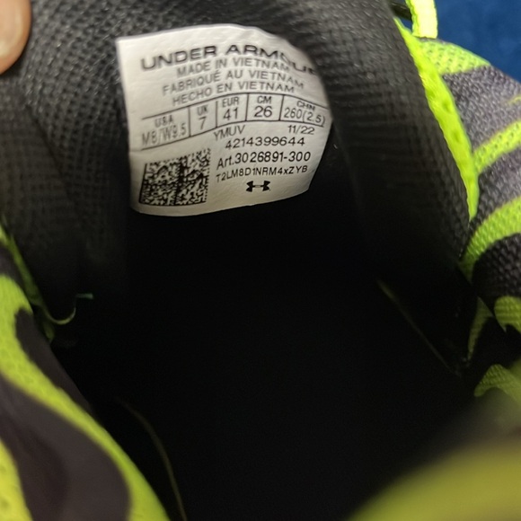 Under Armour UA Steph Curry Hovr Splash 3 3022891-300 Flow green men’s size 8NEW - Picture 3 of 11